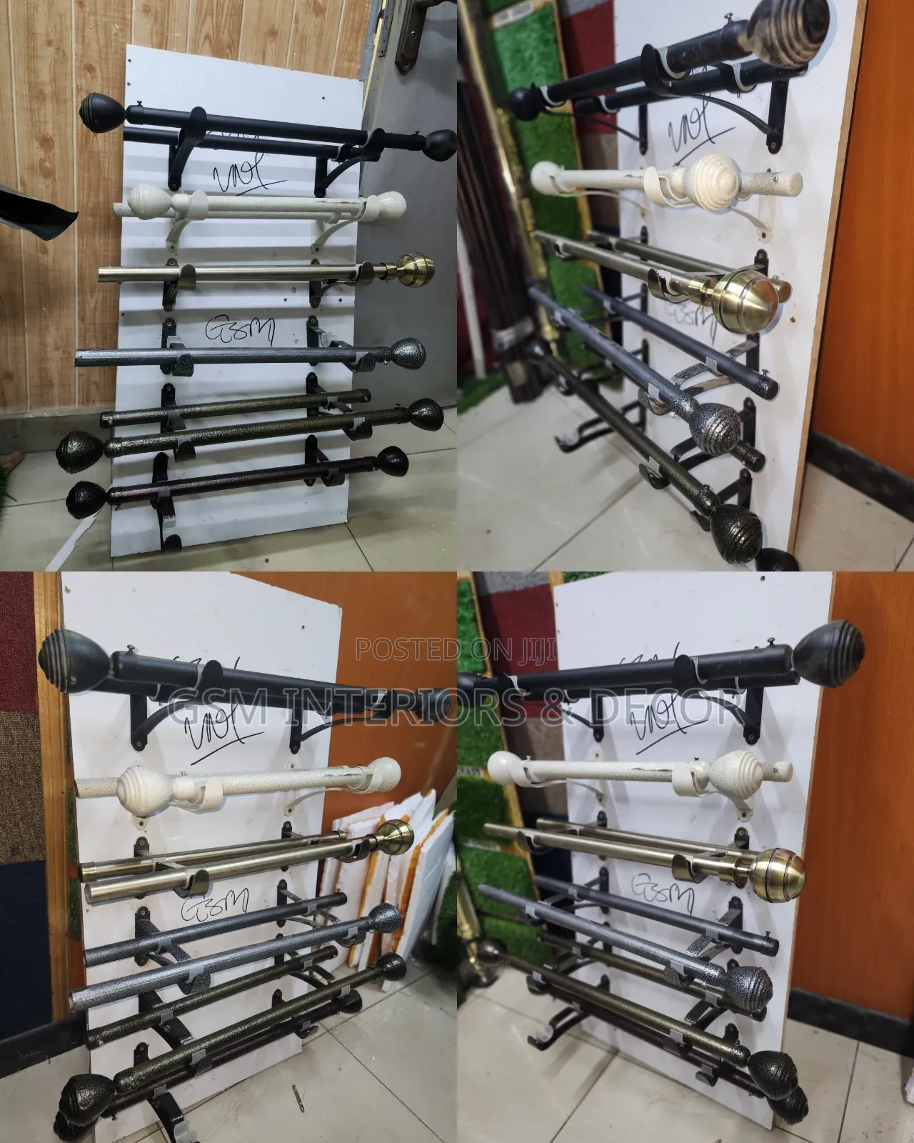 Jua Kali Curtain Rods for Strong Curtains in Modern Homes Fixing