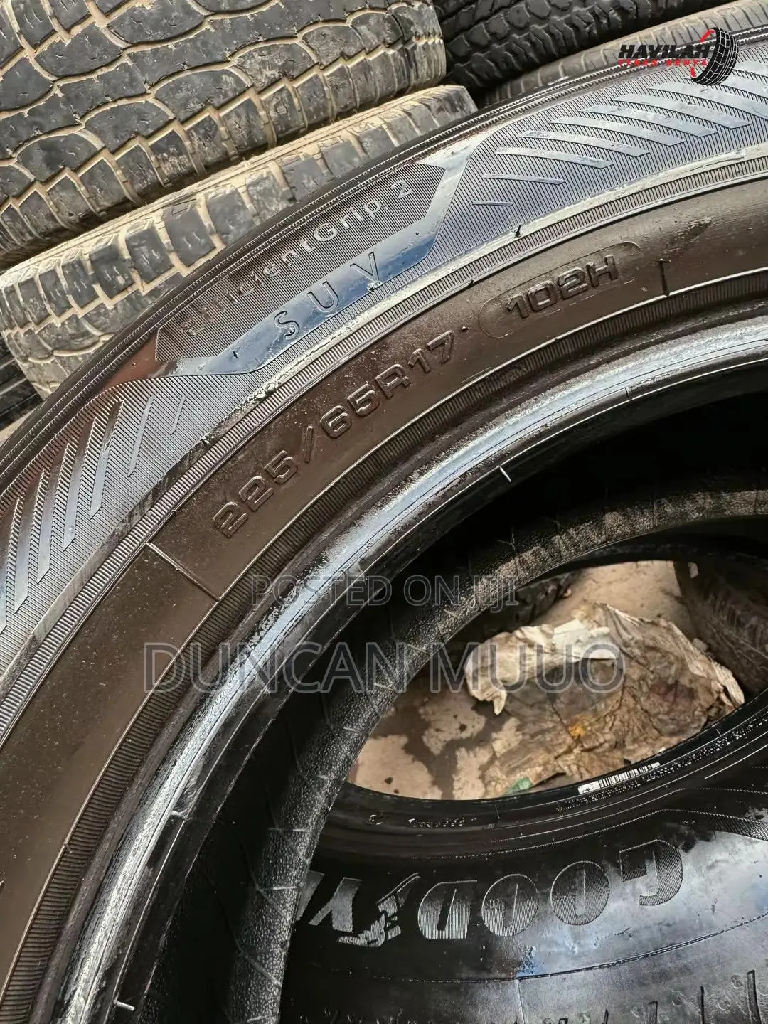 225/65 R17 - GoodYear Slightly Used
