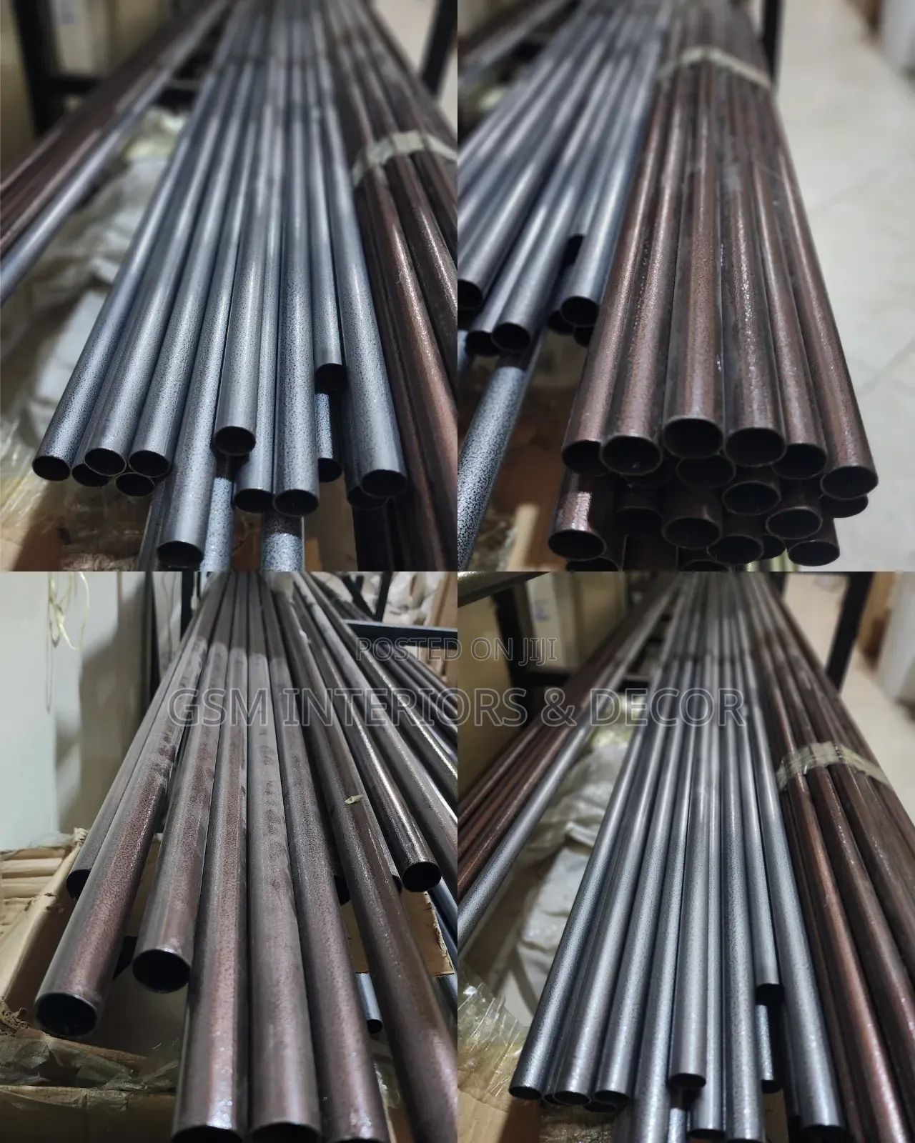 Jua Kali Curtain Rods for Heavy Curtains in Multiple Options