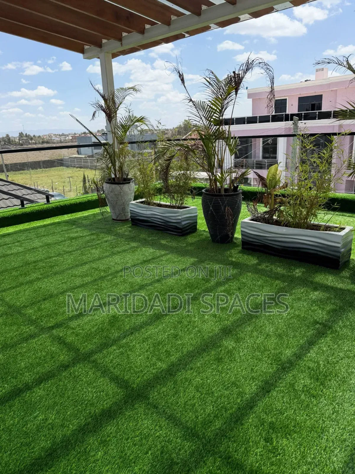 Artificial 30mm Grass Carpet for Backyard -No Fading