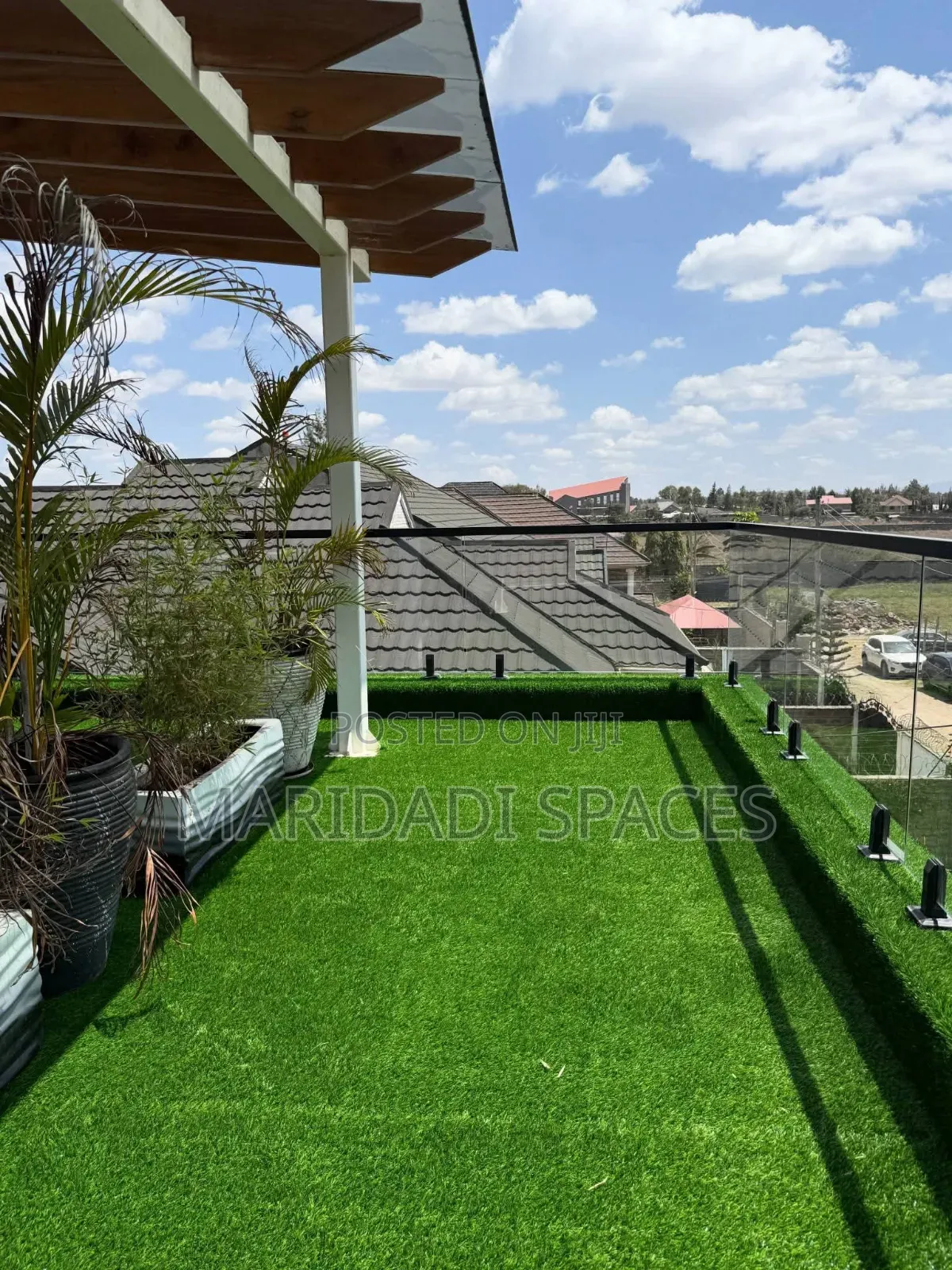 Artificial 30mm Grass Carpet for Backyard -No Fading