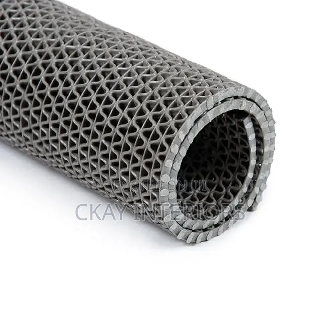 Grey and Blue PVC Practical Flooring Protection for Busy Homes