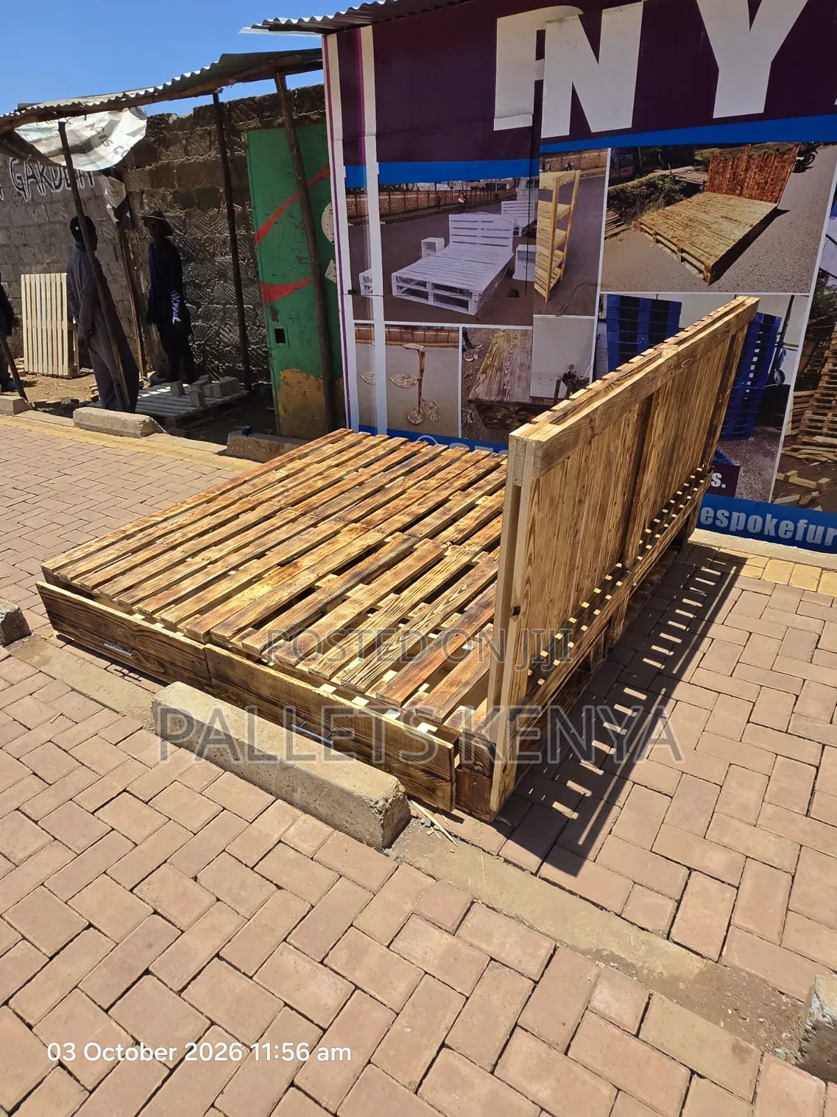 Pallets Bed - Detachable With Drawers 6*6 Pallet Bed.(#Sc)