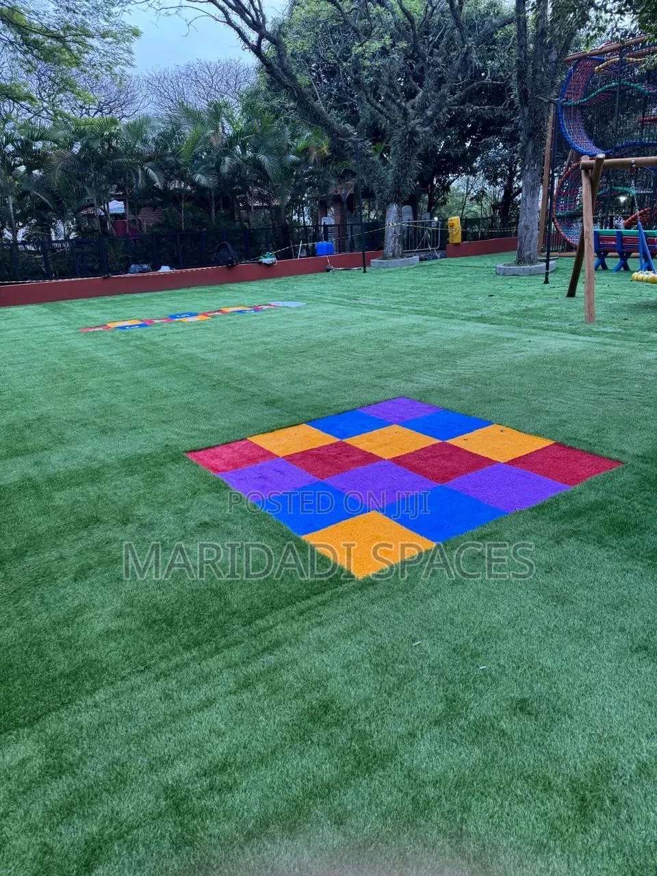 Playground Turf for Children -No Mud, No Injuries, Outdoor Grade