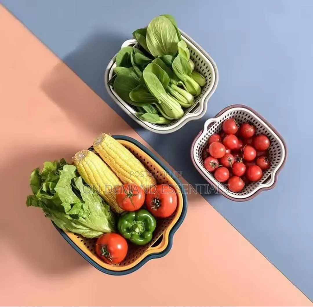 8 in 1 Plastic Kitchen Colander Drain Basket
