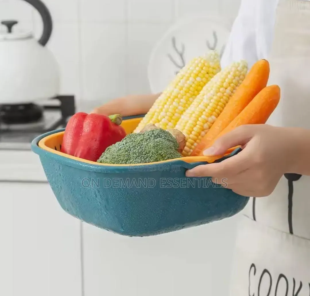8 in 1 Plastic Kitchen Colander Drain Basket