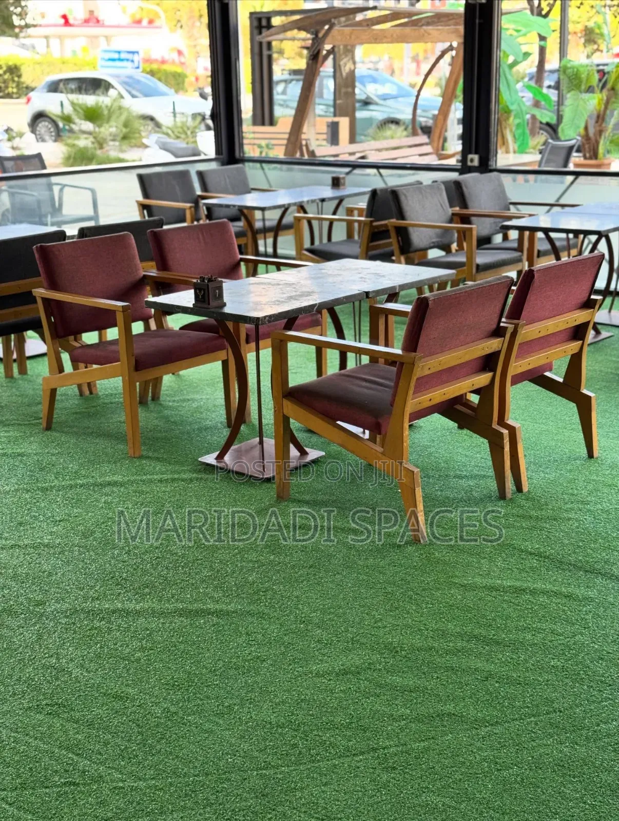 Restaurant Patio Turf Grass- Waterproof and Easy Clean for Guest Area