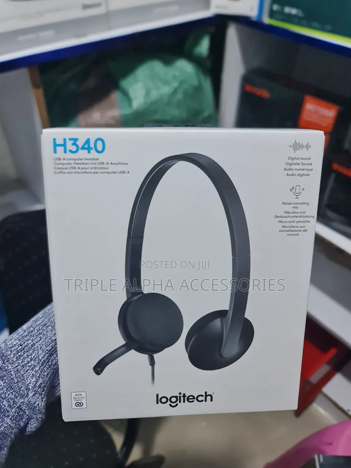 Logitech H340 Wired, USB Headphones