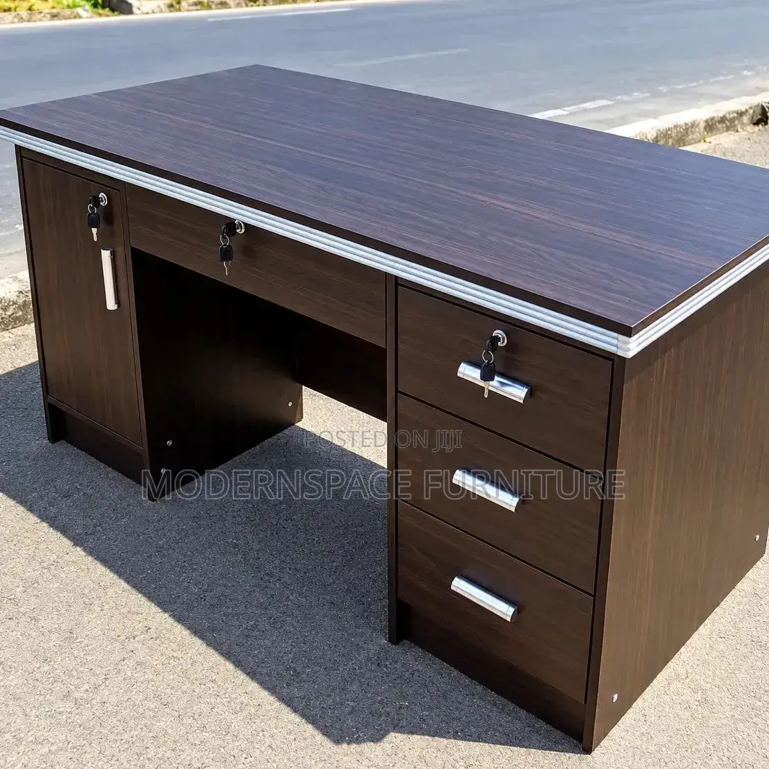 Modern Executive Office Desk With Drawers