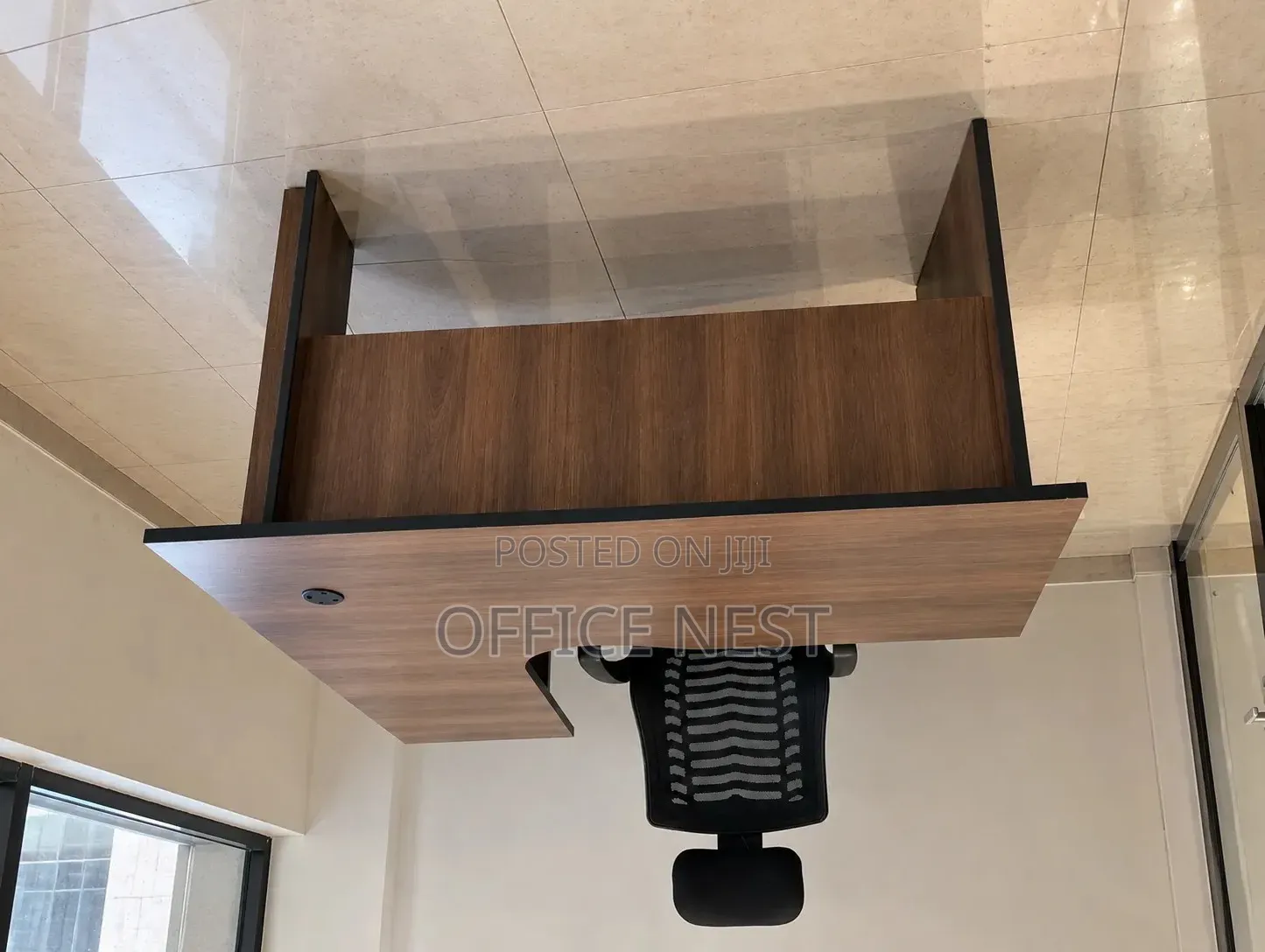 L-Shaped Office Desk – Modern Executive Workstation Table