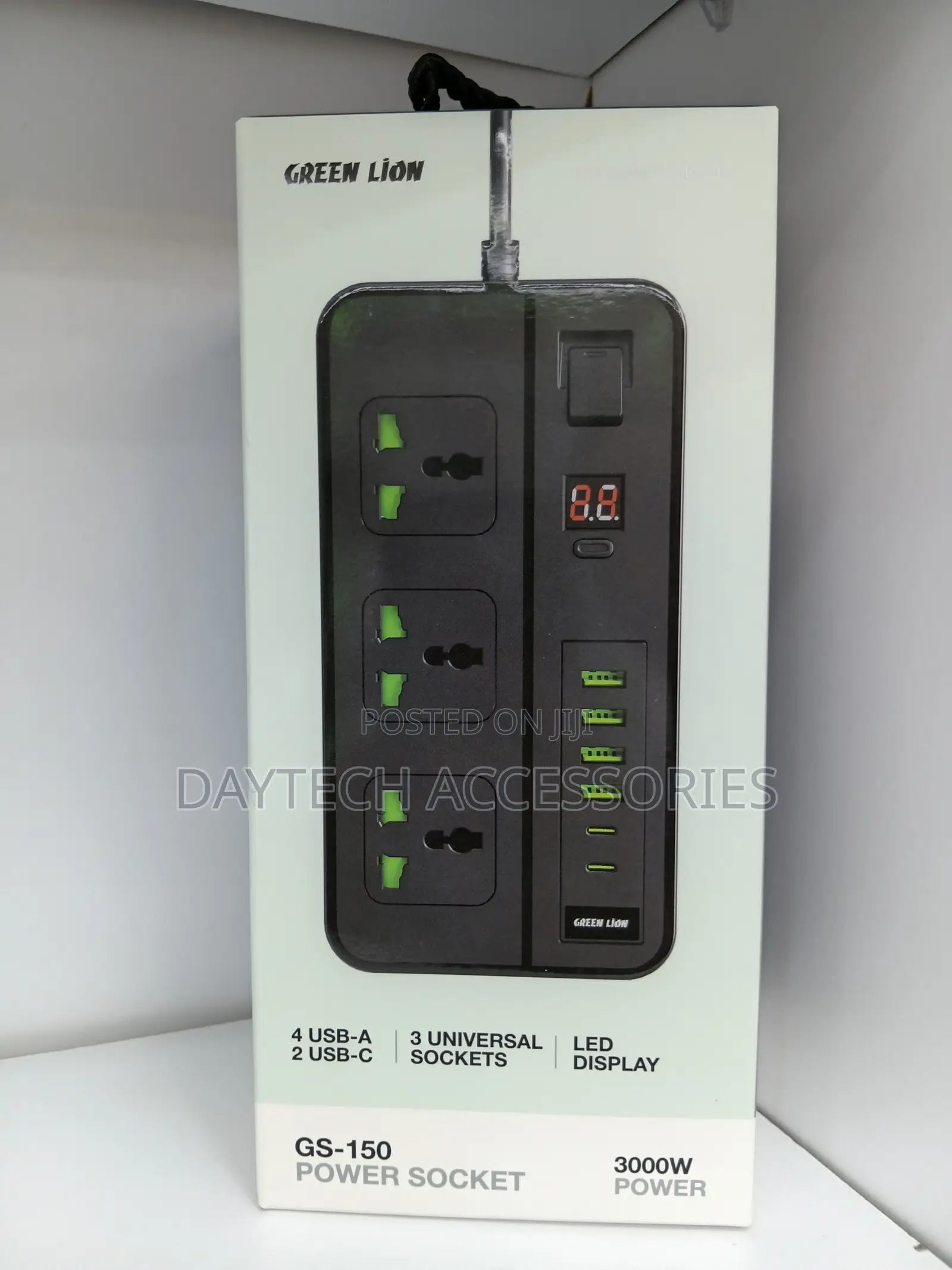 Green Lion GS-150 Power Socket Extension 3000W