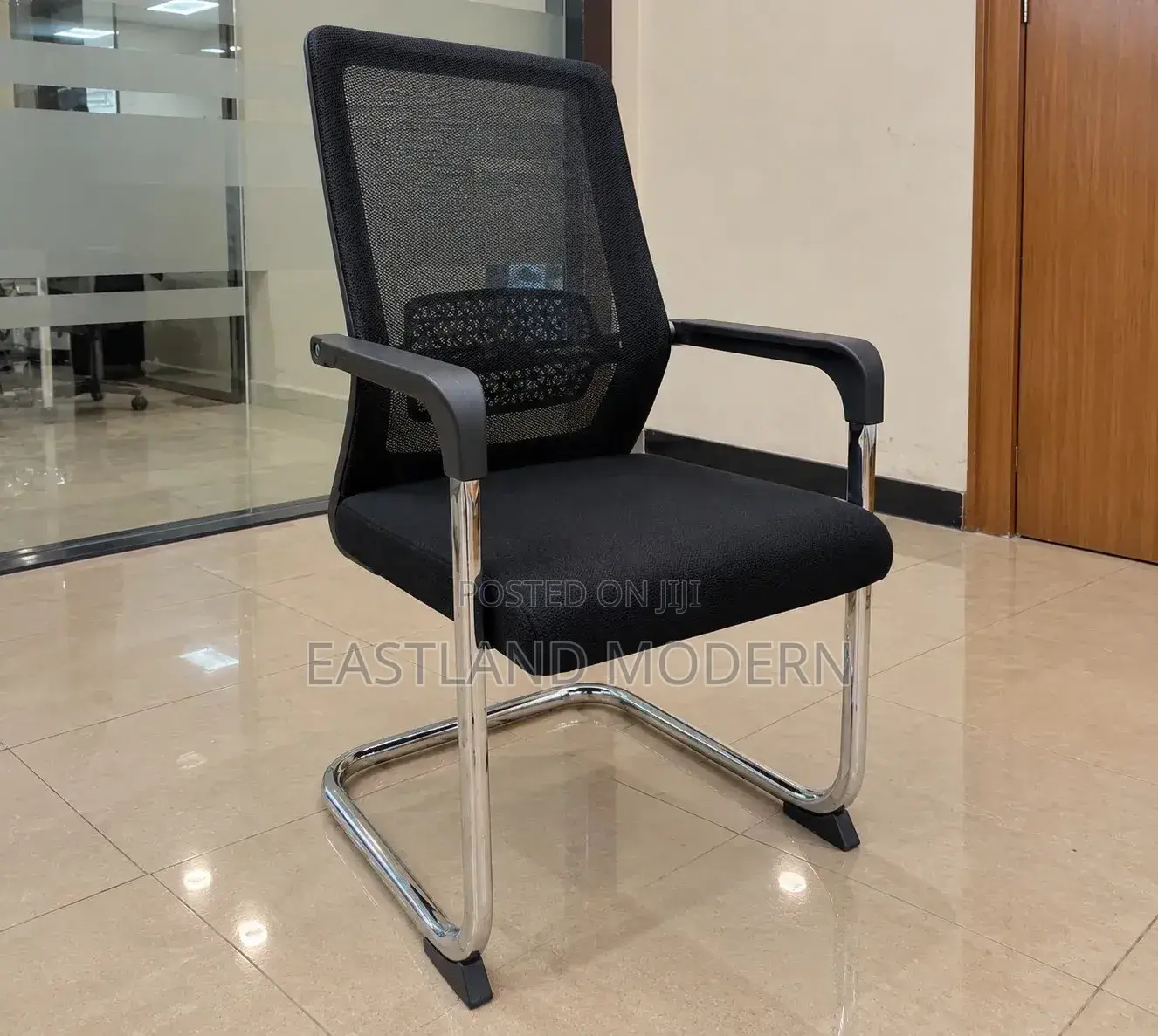 Mesh Visitor Office Chair – Black Reception & Conference Chair.