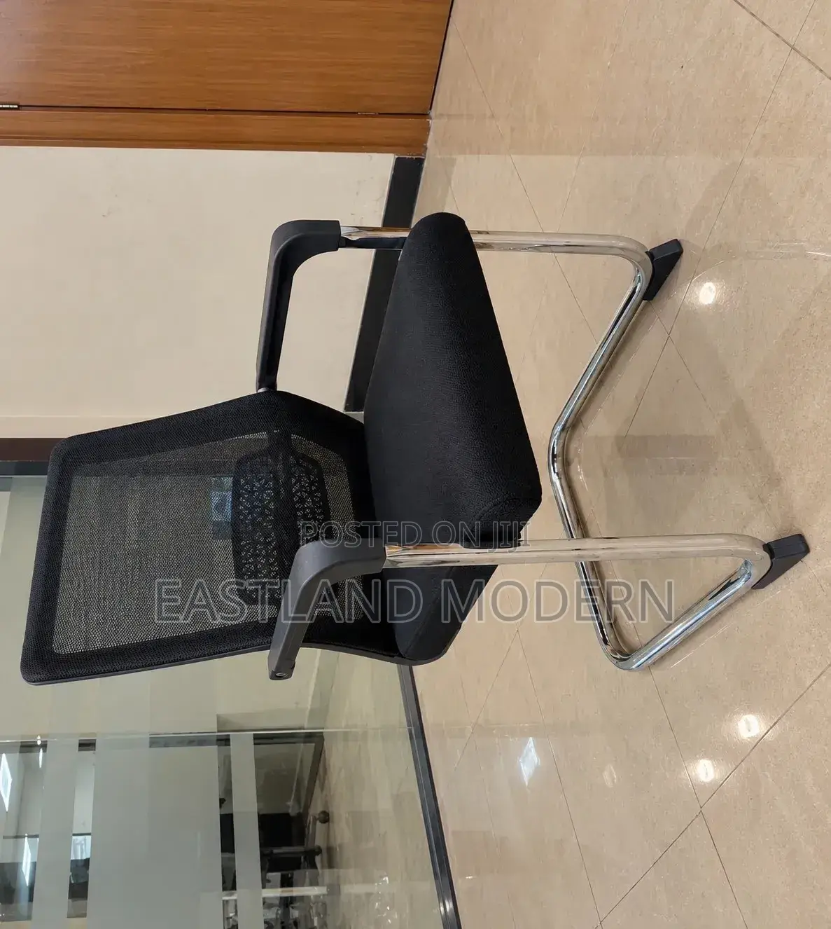 Mesh Visitor Office Chair – Black Reception & Conference Chair.