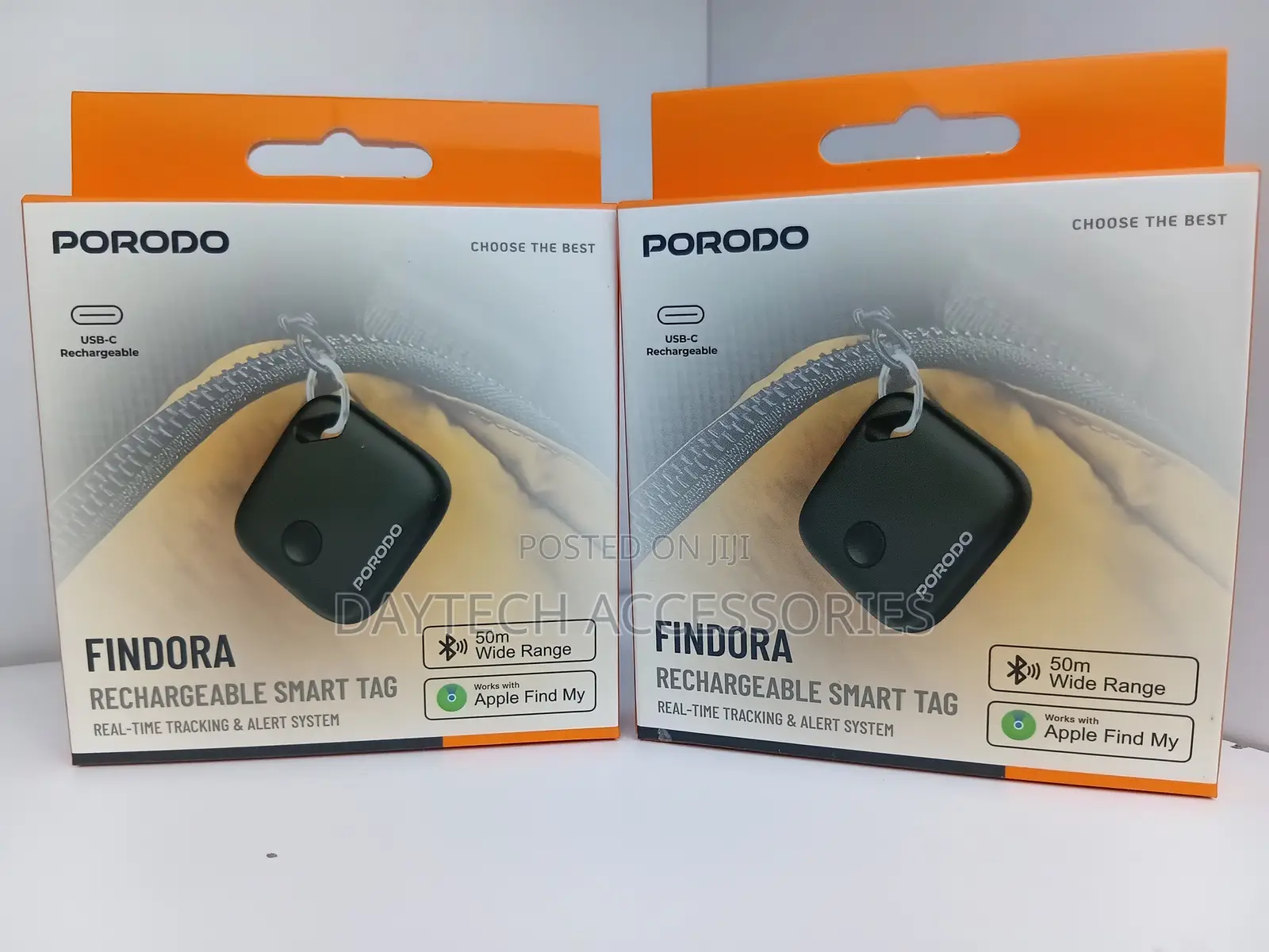 Porodo Findora Rechargeable Smart Tag With Tracking & Alert System.