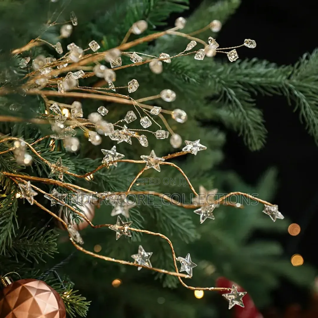 Christmas Decorations Crystal Bud Branches for Xmas DIY Crystal Flower