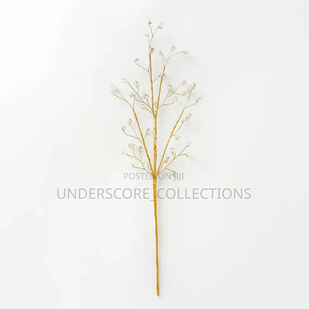 Christmas Decorations Crystal Bud Branches for Xmas DIY Crystal Flower