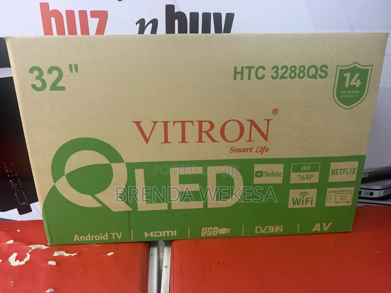 Vitron 32′′ 2k Qled Smart TV Htc3288qs