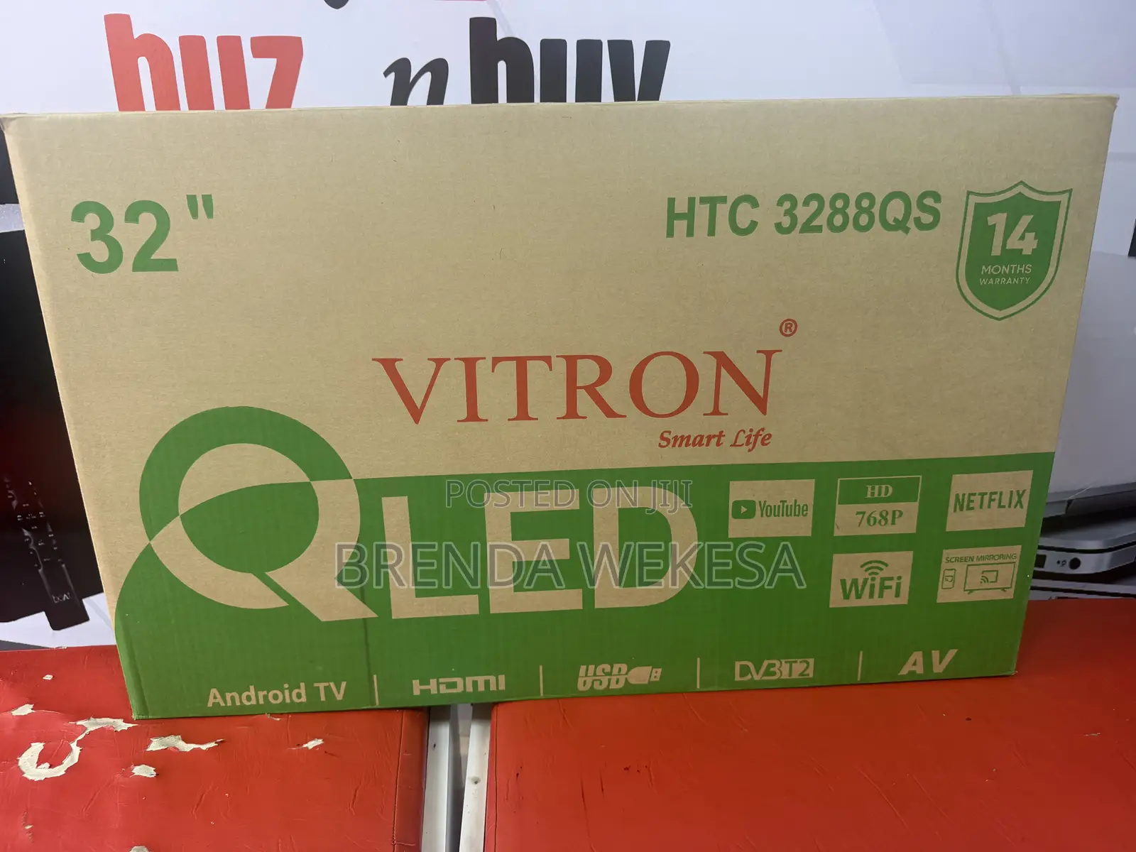 Vitron 32′′ 2k Qled Smart TV Htc3288qs