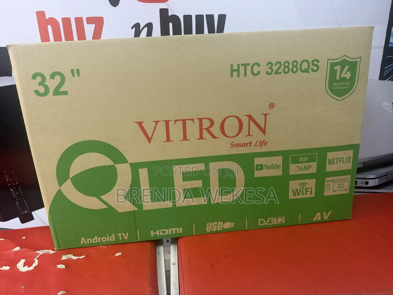 Vitron 32′′ 2k Qled Smart TV Htc3288qs