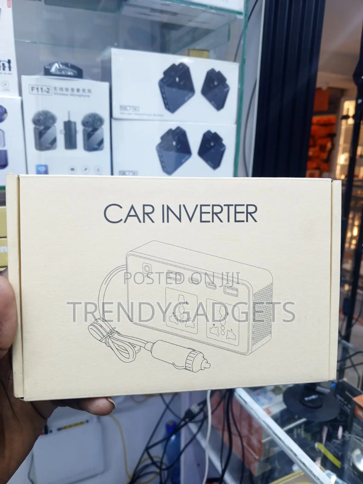200W Car Power Inverter 12V DC to AC With USB & Type-C PD