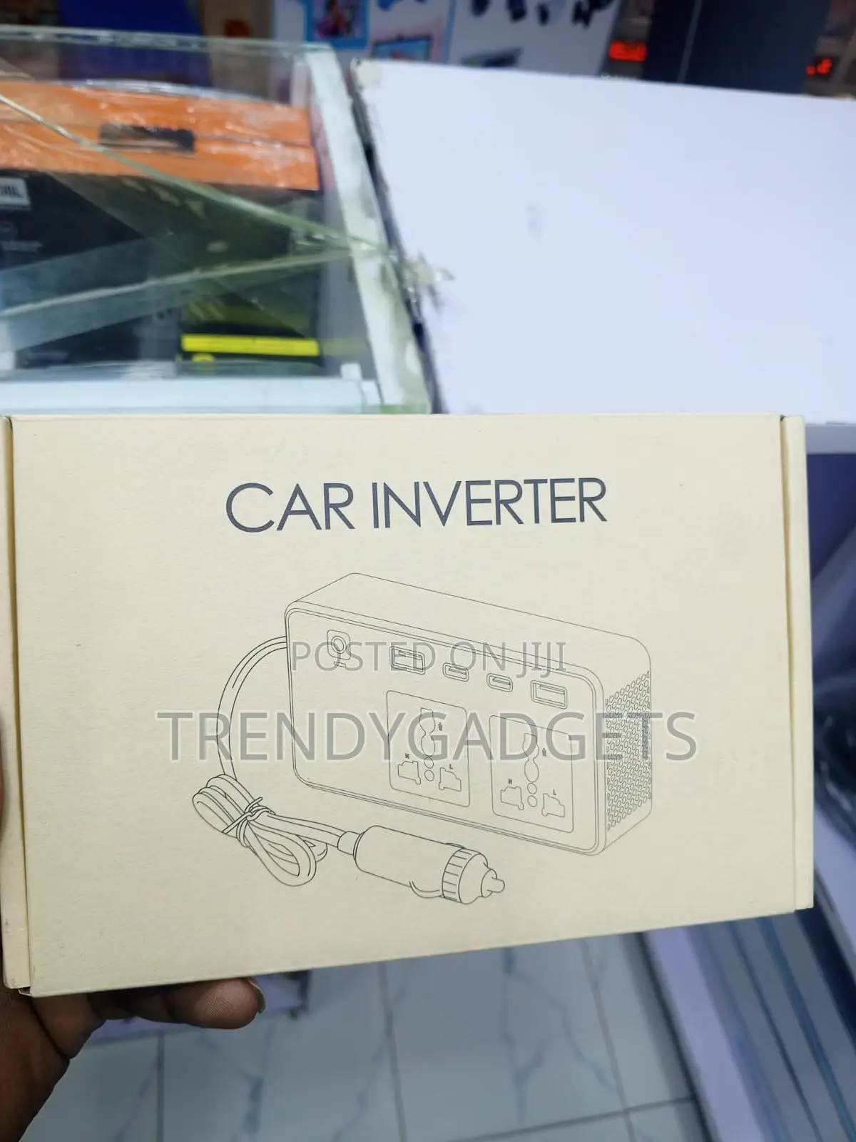 200W Car Power Inverter 12V DC to AC With USB & Type-C PD