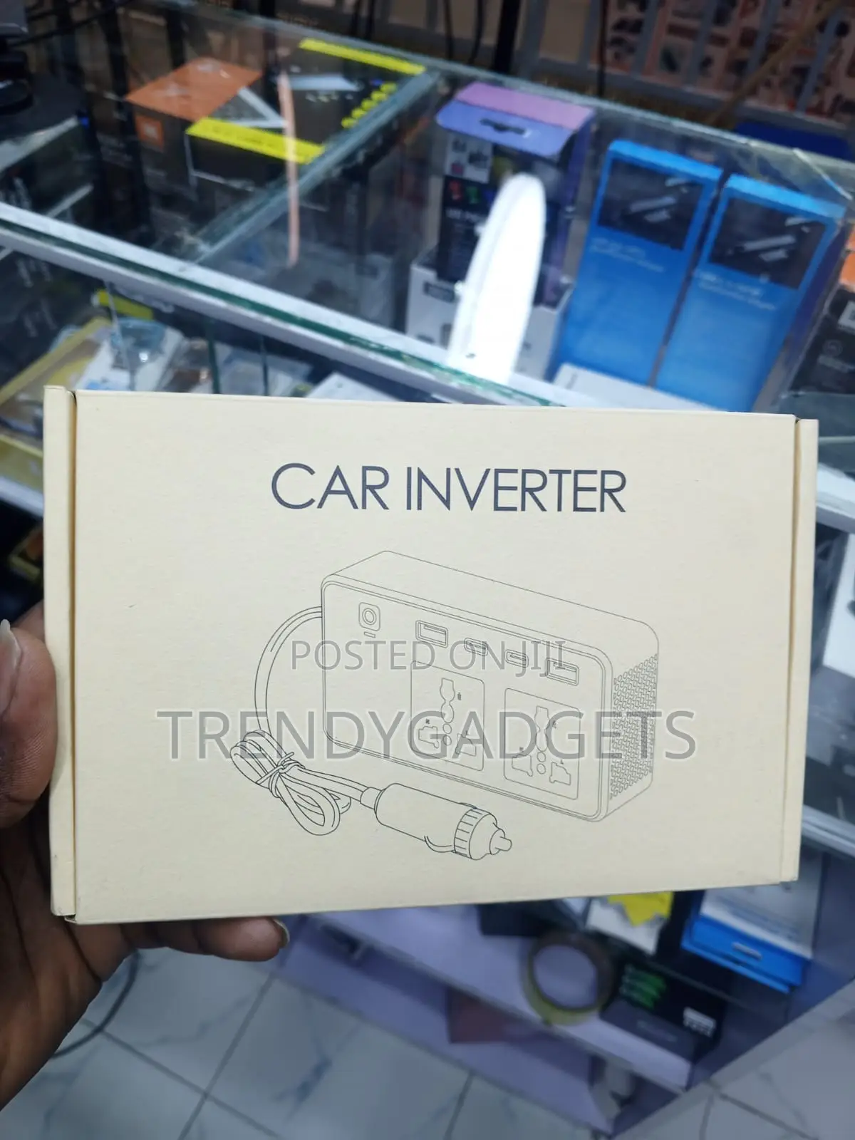 200W Car Inverter With 2 AC Outlets & USB Fast Charging Ports