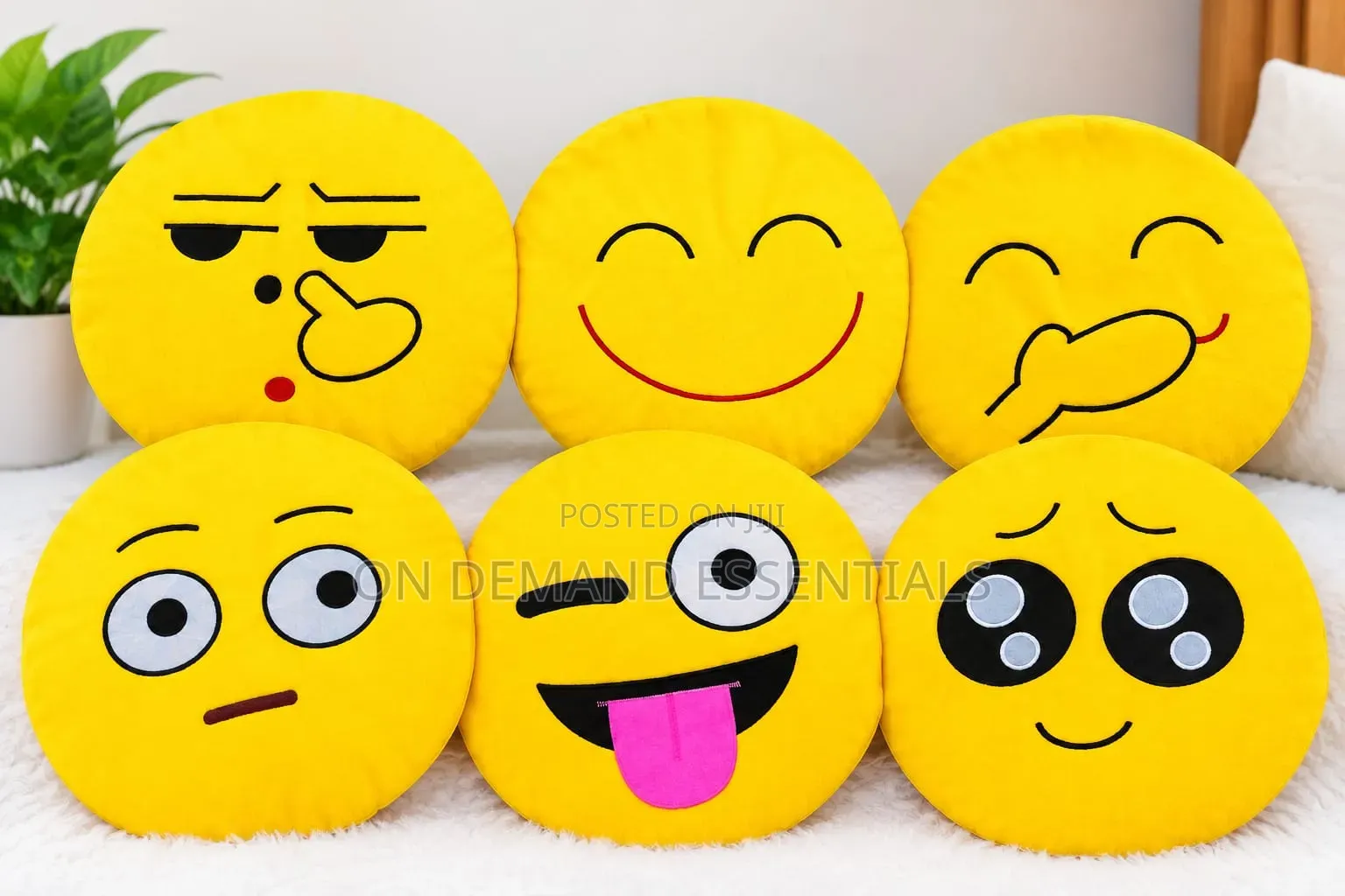 Adorable Emoji Pillows Soft and Smooth