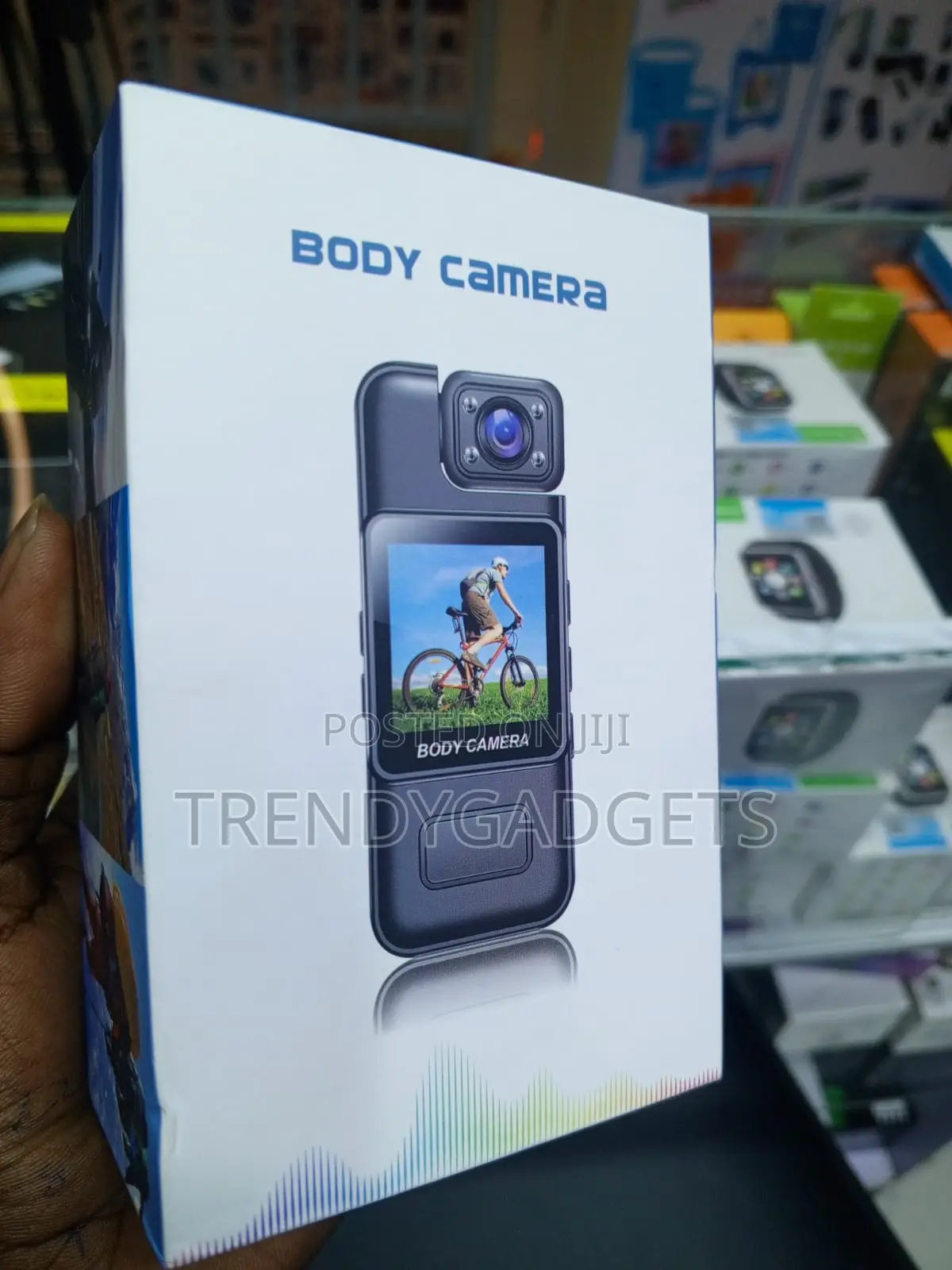 Mini Wearable Body Camera With Rotatable Lens & IR Night Vision