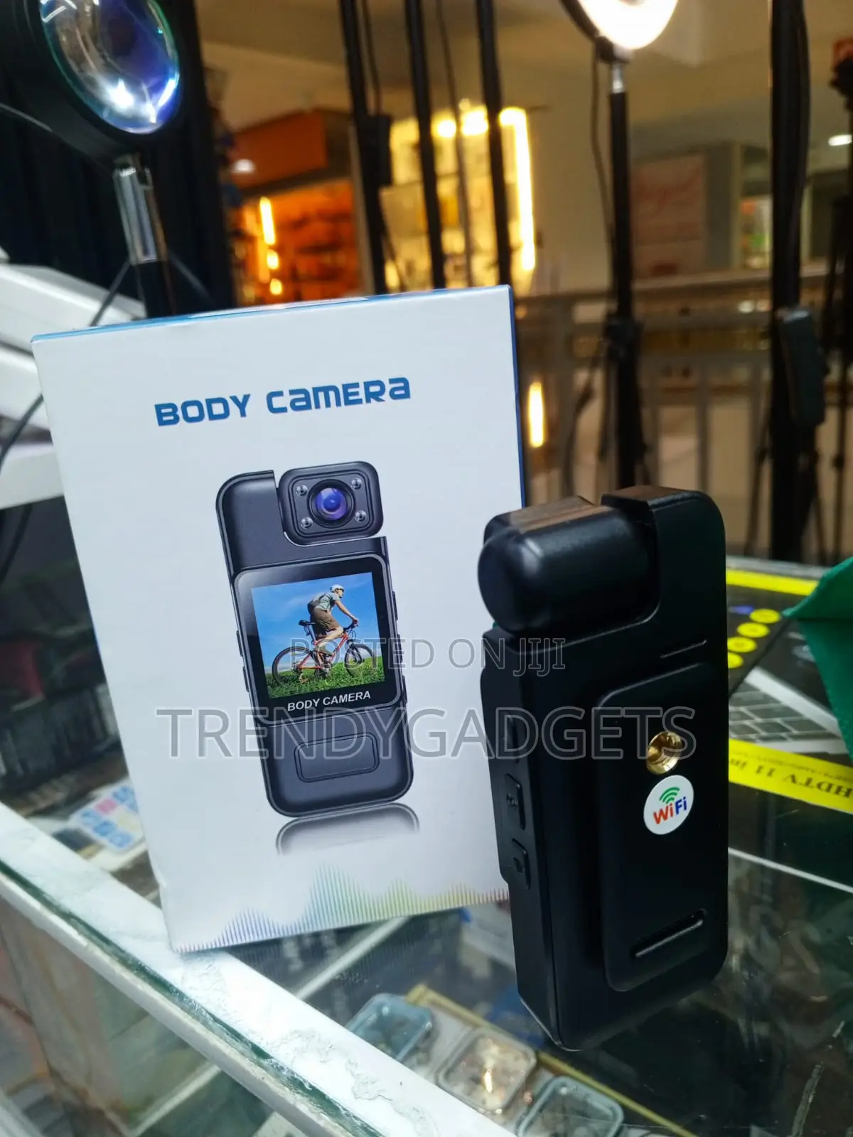 Mini Wearable Body Camera With Rotatable Lens & IR Night Vision