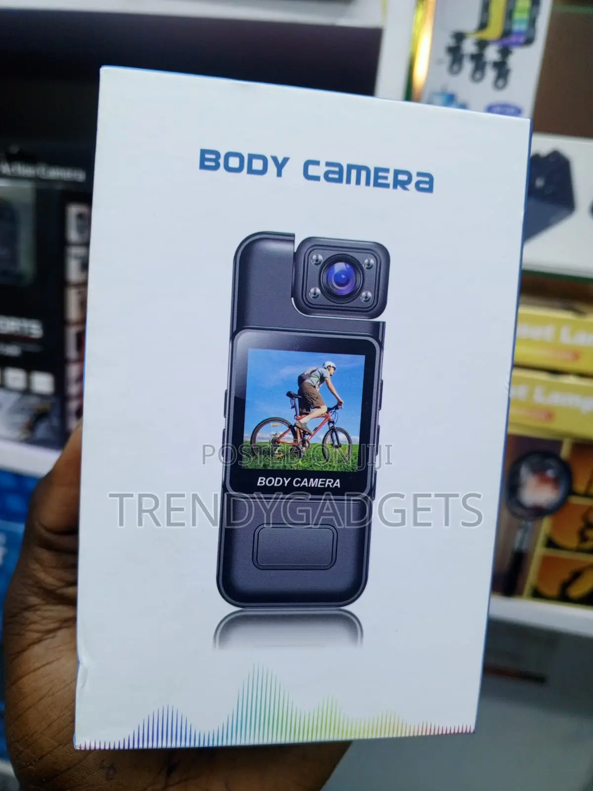 Mini Wearable Body Camera With Rotatable Lens & IR Night Vision