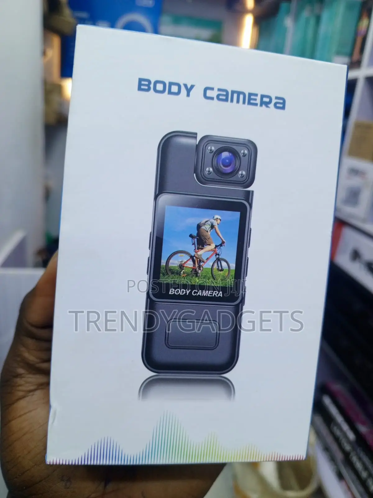Compact Body Camera With Night Vision & Rotating Camera Head