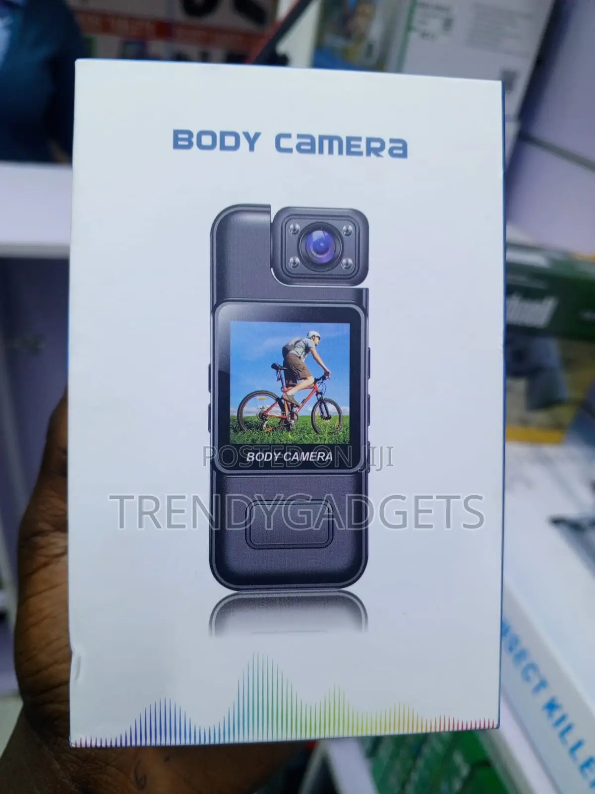 Compact Body Camera With Night Vision & Rotating Camera Head