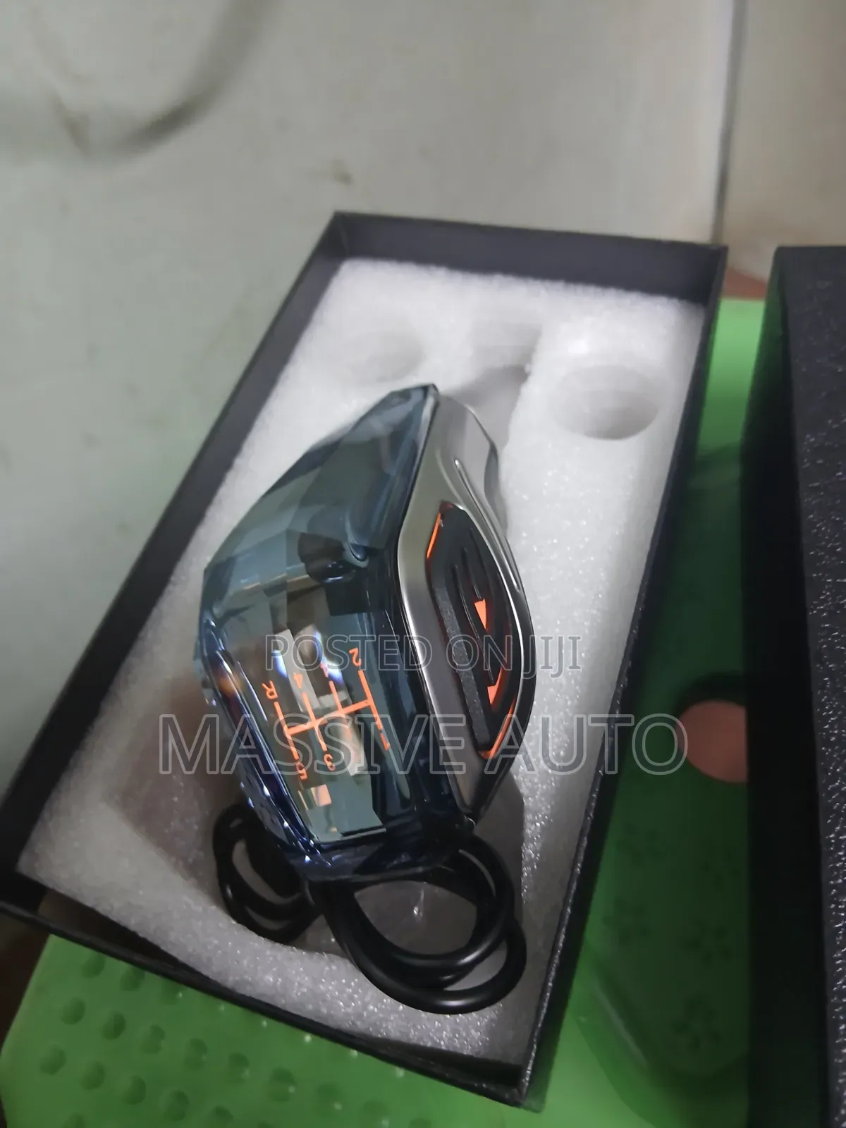 5 Gear Crystal Glass Led Manual Gear Shift Knob