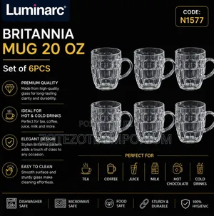 Luminarc Britannia Beer Mugs
