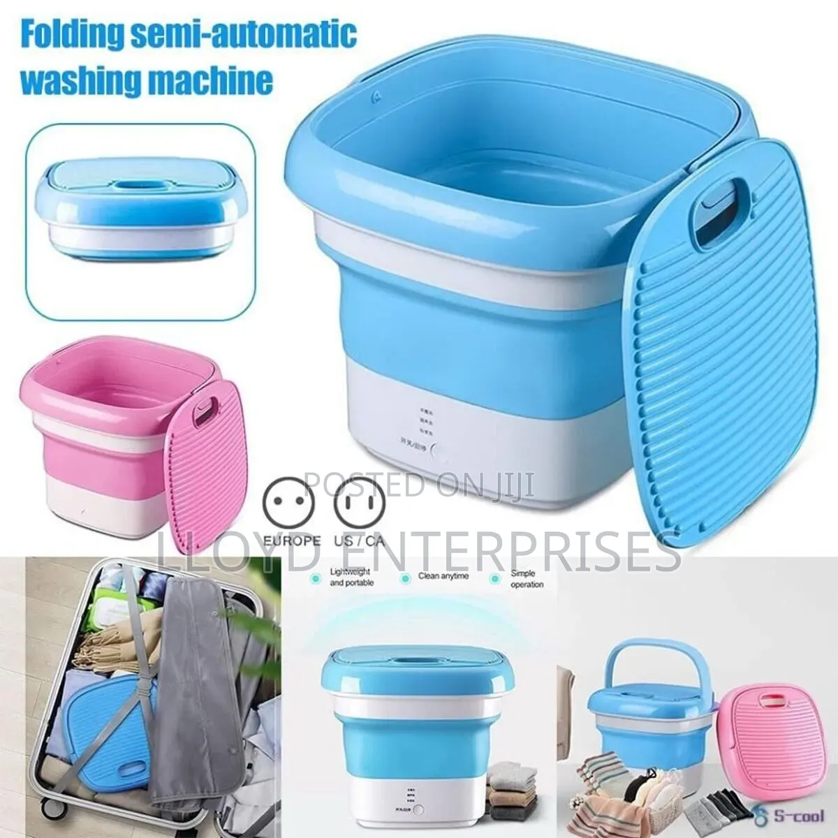 10litre Collapsible Mini Washing Machine With Dryer