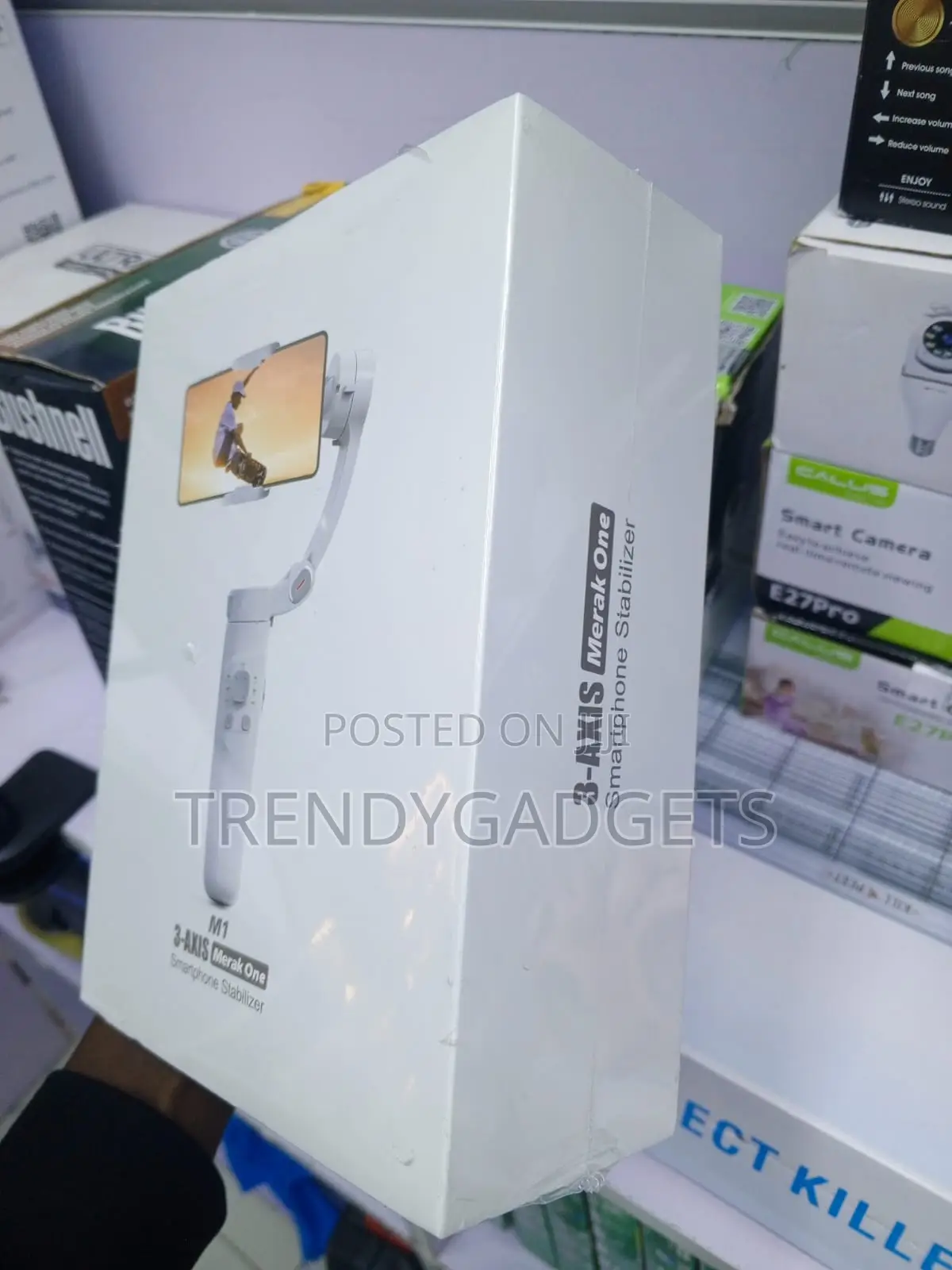 M1 3-Axis Phone Stabilizer With Object & Face Tracking