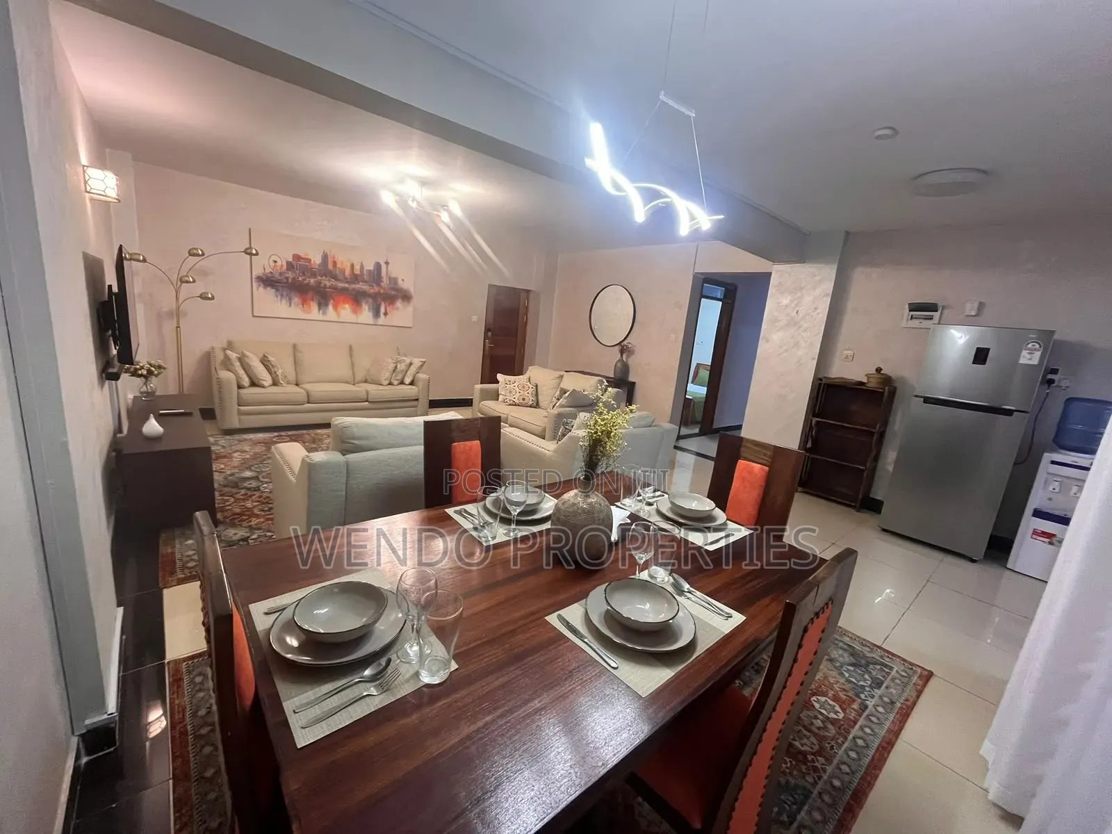 Furnished 4bdrm Apartment in Hurlingham for rent