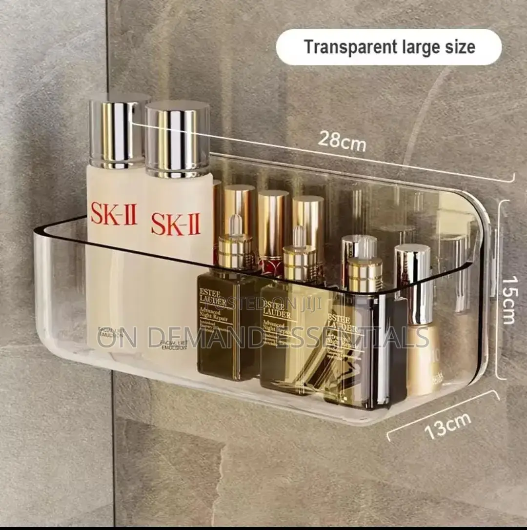 Acrylic Big Size Bathroom Organizer. Clear