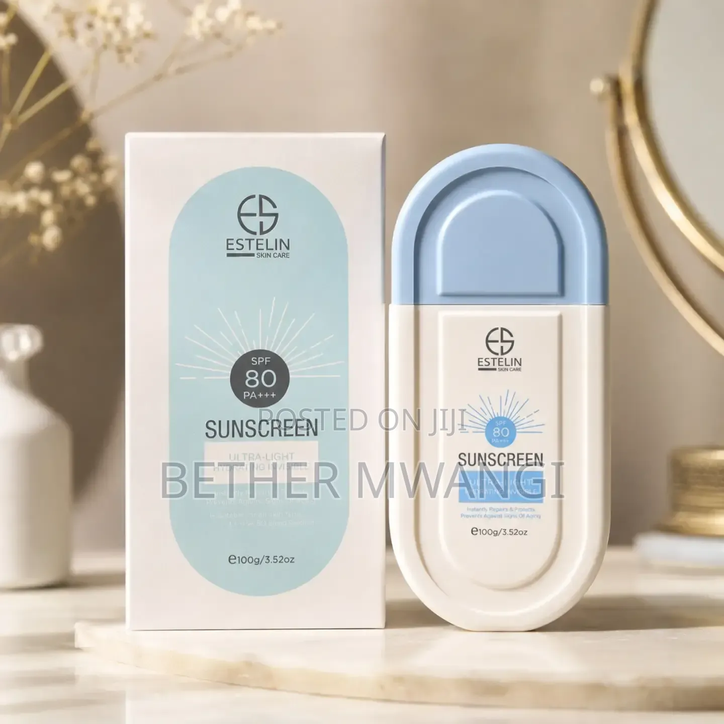 Estelin Ultra-Light Hydrating Invisible Sunscreen SPF80 PA+ in Kenya