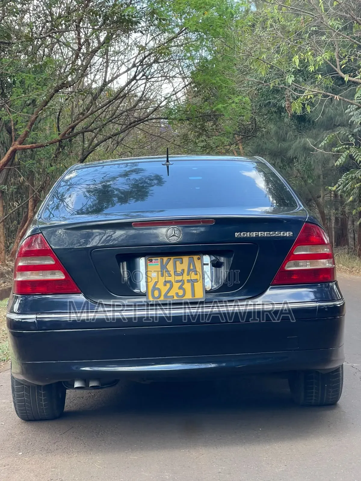 Mercedes-Benz C180 2008 Blue