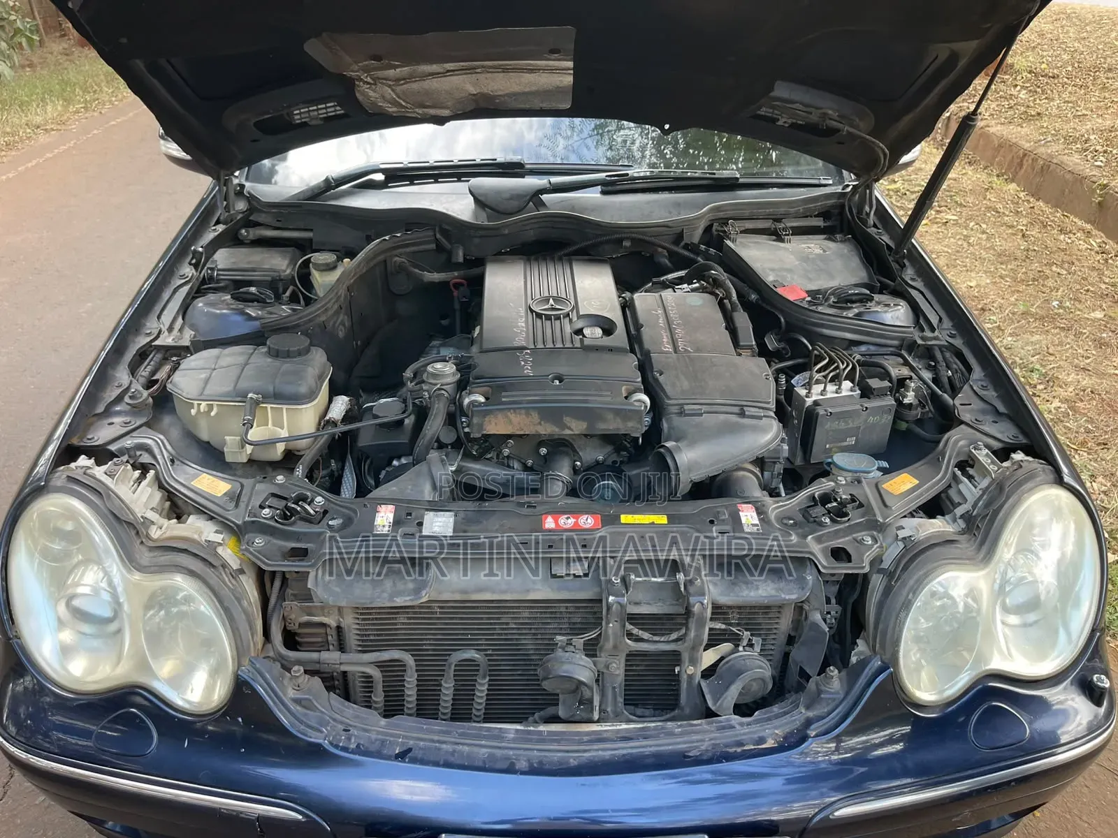 Mercedes-Benz C180 2008 Blue