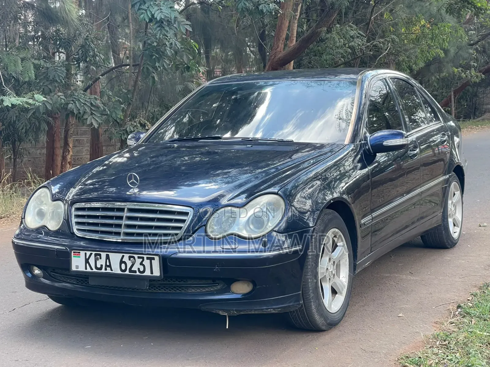 Mercedes-Benz C180 2008 Blue