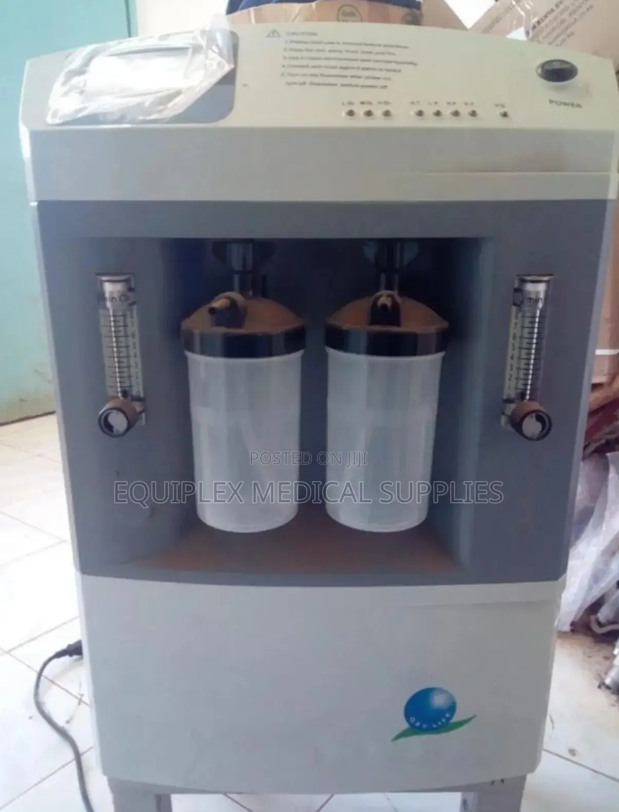 10 Liter Dual Flow Oxygen Concentrator (10l/Minute) (Homecare)