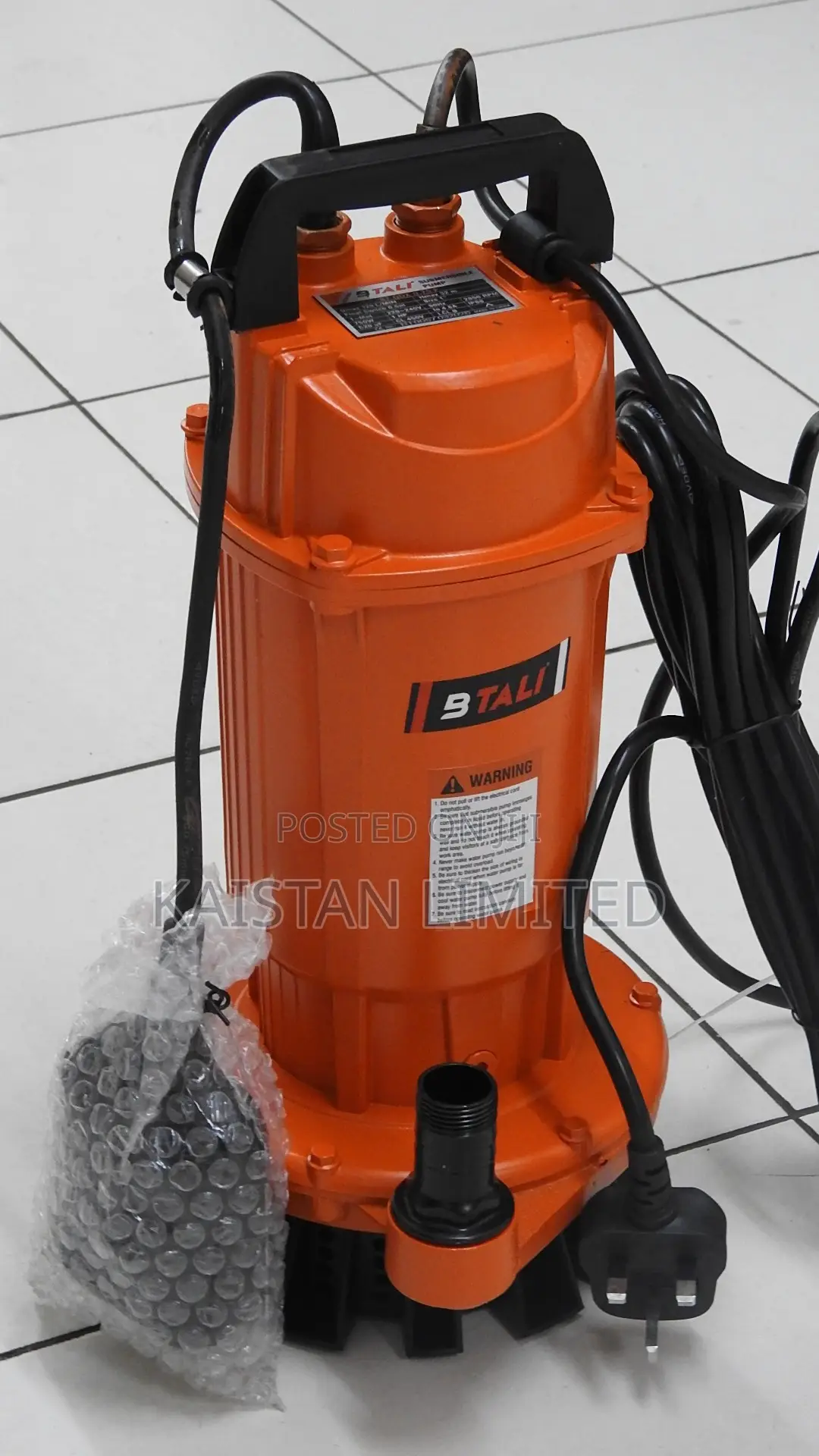 1HP Shallow Well Submersible Pump 32 Metres Max Height