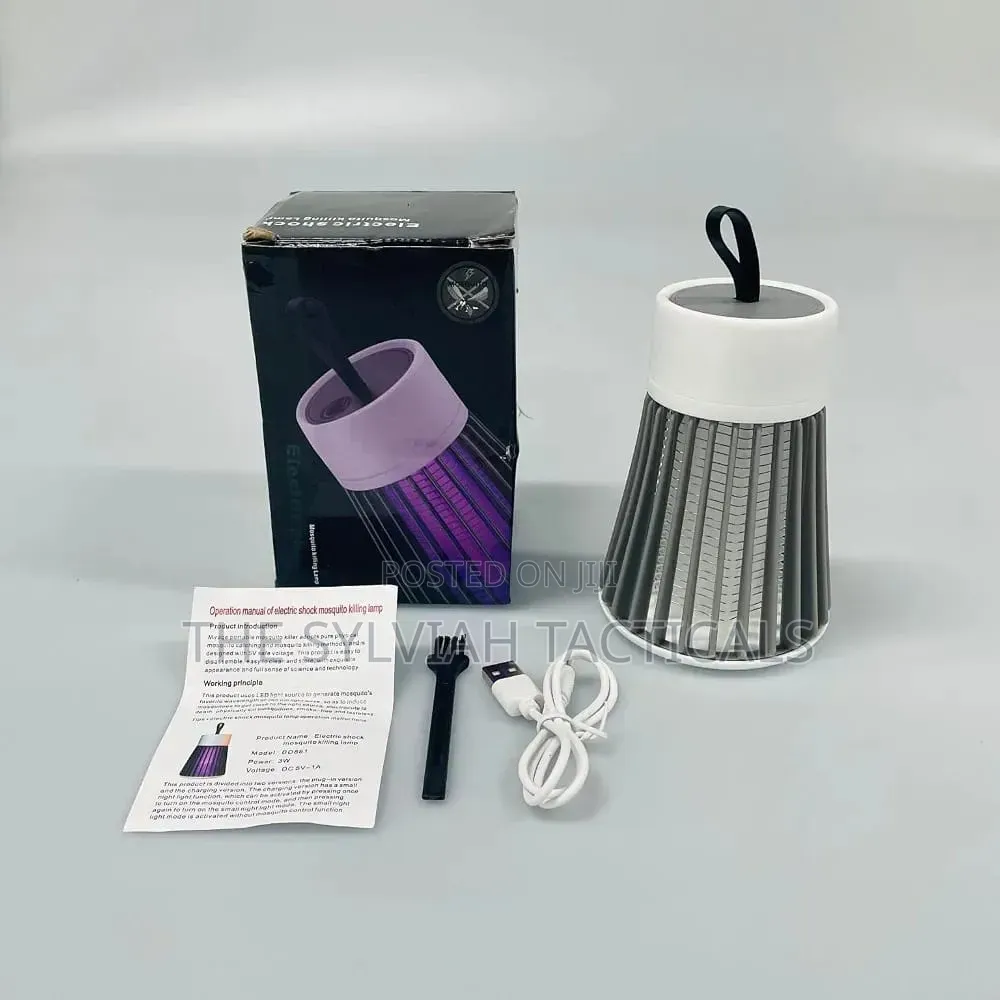 Mosquito Killer Lamp Home Electric USB Rechargeable Bug Zapper Light