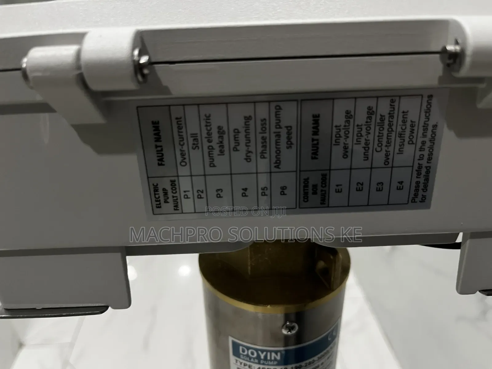 Doyin Solar Pump (4SDS 10-190-280-3000) – Max 190m Head