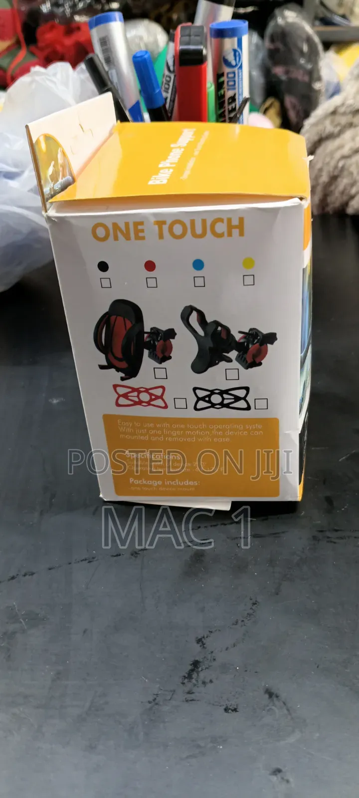 Universal Bike & Bicycle Phone Holder - One-Touch Handlebar Mount