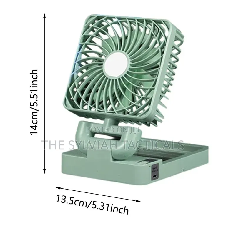 *Portable Solar Rechargeable Mini Table Solar Powered Ventilator