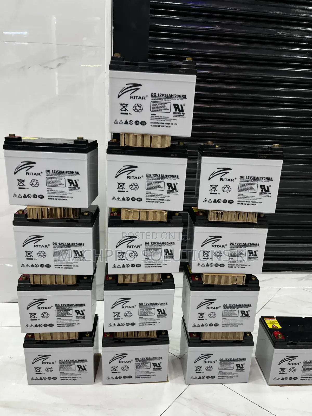 Ritar DG 12v35ah/20hrs Deep Cycle GEL Battery