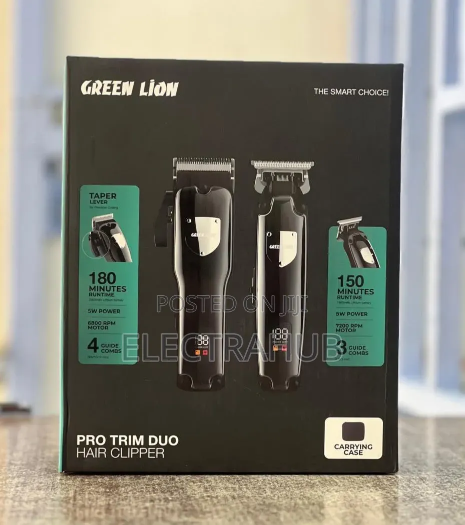 Green Lion One Pro Trim Duo Hair Clipper Brand New Sealed